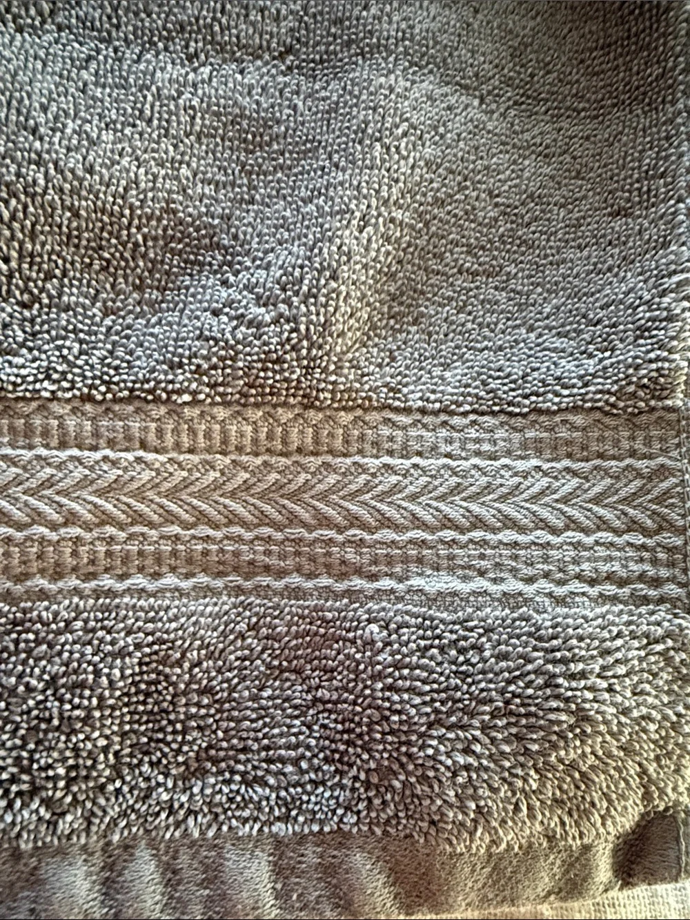 Set of 3 Hotel Collection Square Washcloth grey,12 Inch